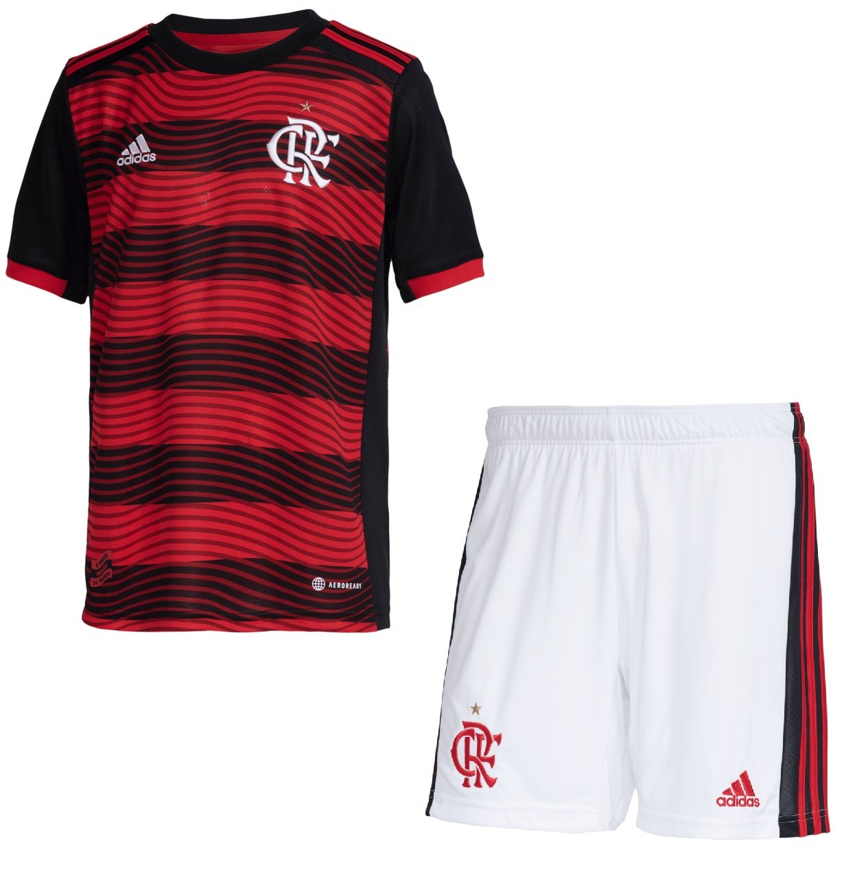 Kit infantil I Flamengo 2022 Adidas oficial